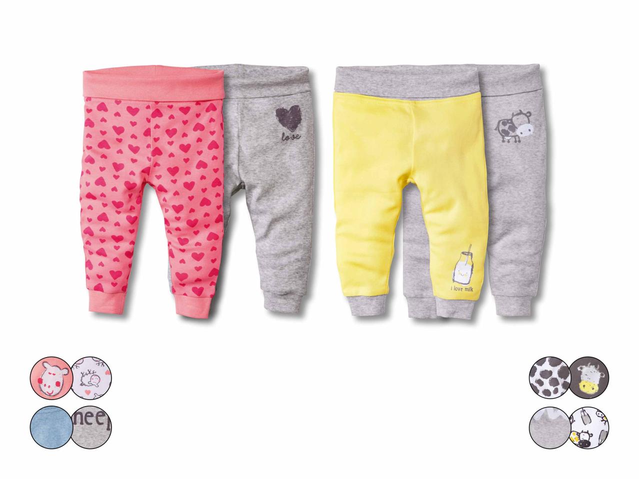 Pantalons molletonnés pour bébé, lot de 21