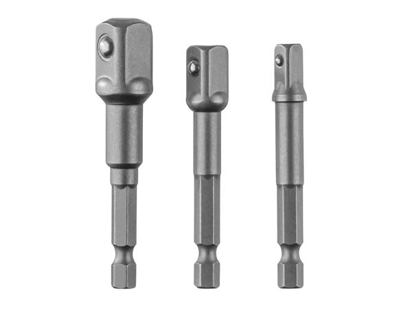 Quick-release bit holder, square adaptor set or drywall bit set