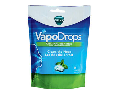 Vicks VapoDrops 24pk – Original Menthol