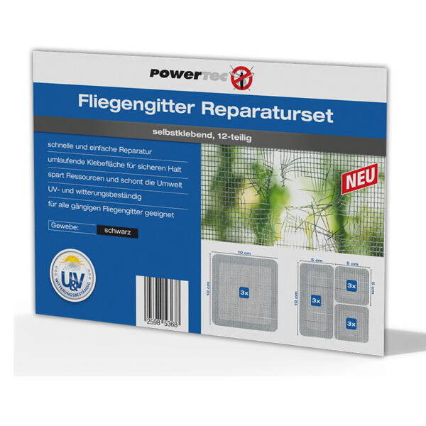 Fliegengitter Reparatur-Set 12tlg.