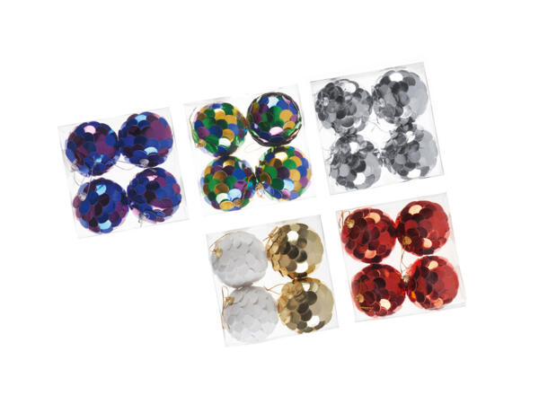 Julgranskulor, 4-pack