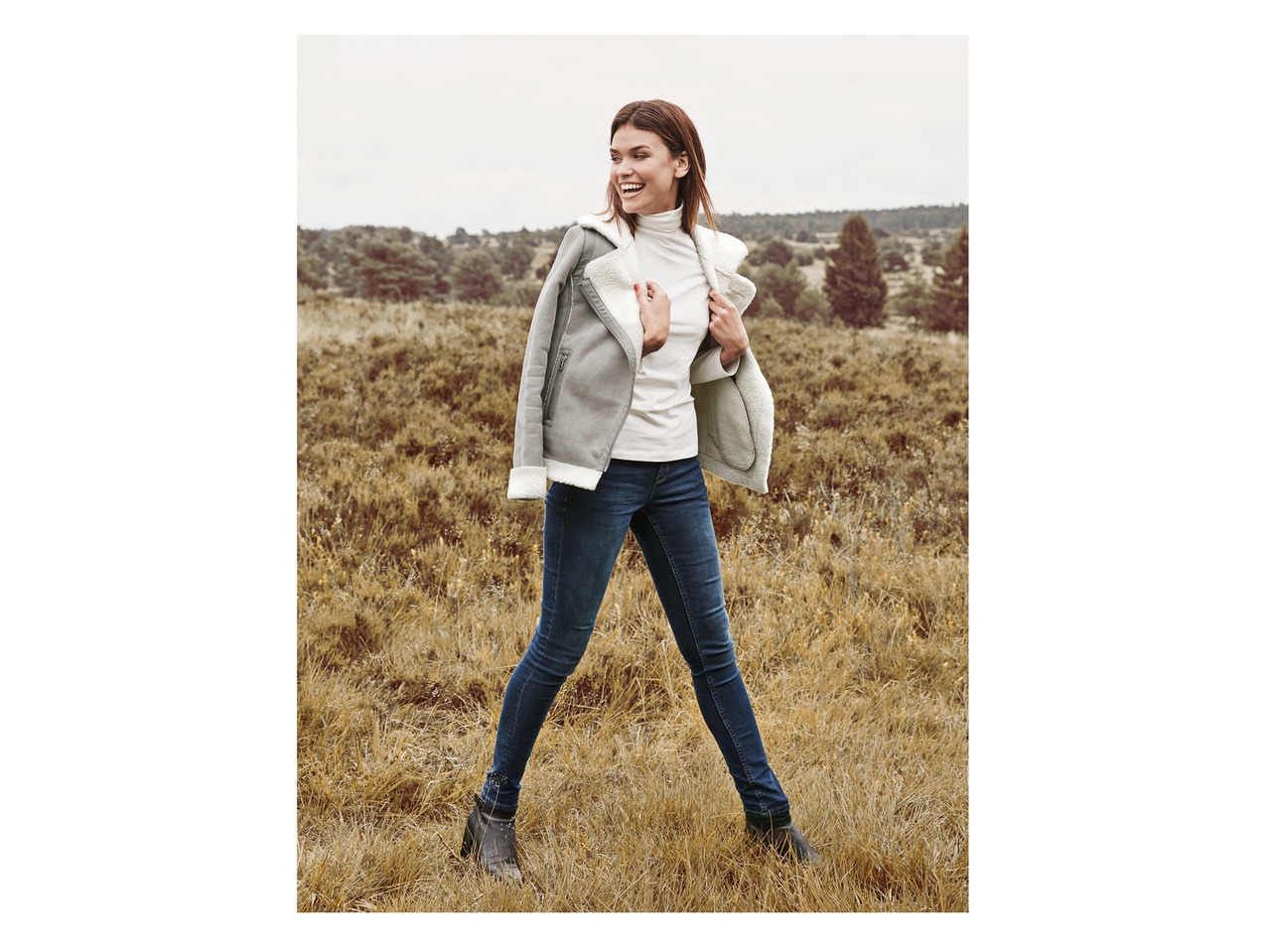 Esmara Ladies' Faux Shearling Jacket1