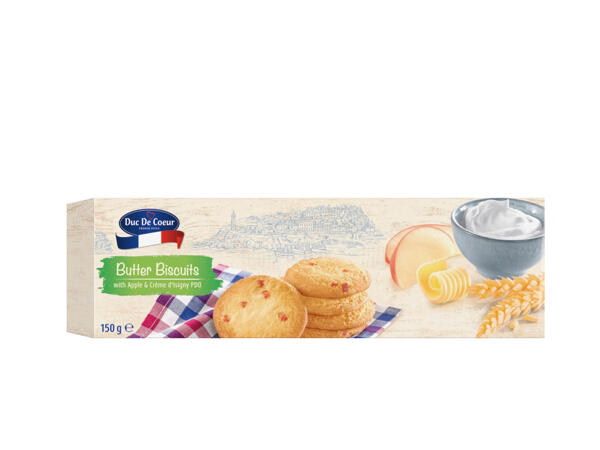 Mördegskex med äpple