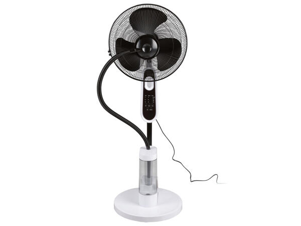 STOJANOVÝ VENTILÁTOR S ROZPRAŠOVAČEM VODY