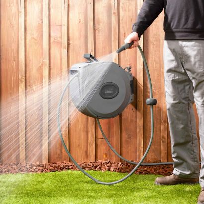 Automatische tuinslanghaspel