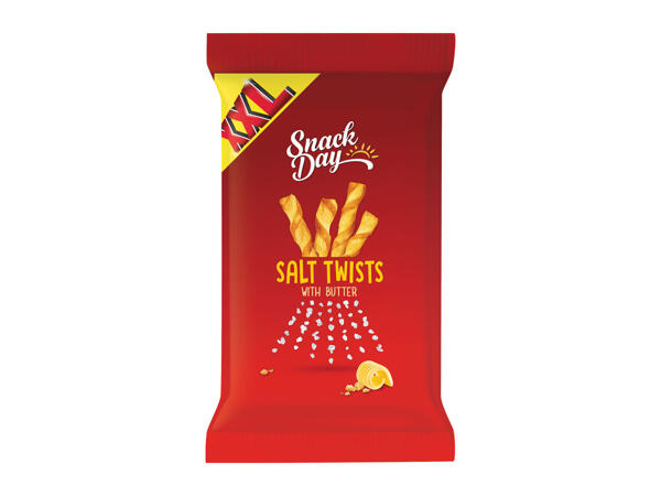 Snack Day Salt Twists