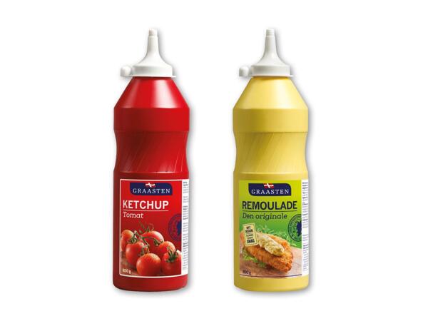 GRAASTEN Ketchup eller remoulade