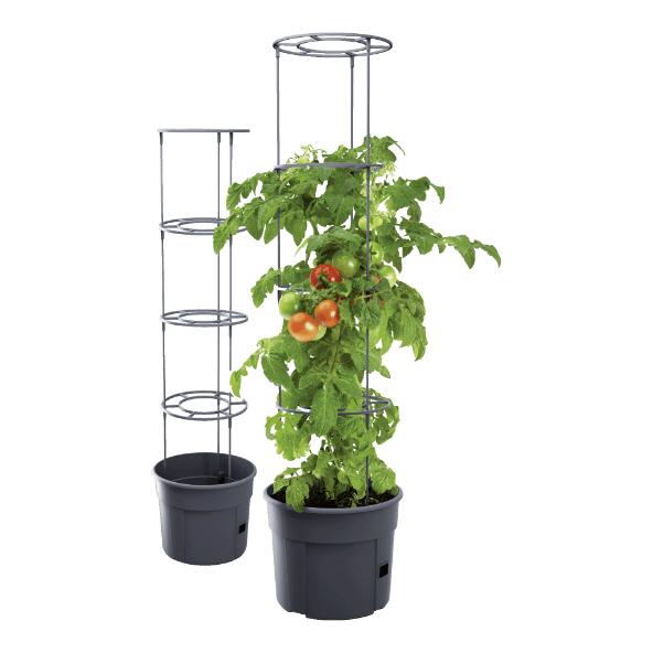 GARDENLINE(R) 				Pot à fleurs avec tuteur