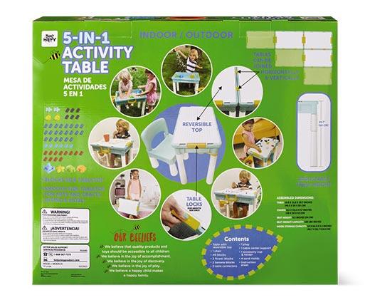Bee Happy 
 5-in-1 Activity Table