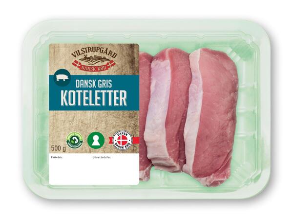 VILSTRUPGÅRD Dansk flæsk, middags- eller nakkekoteletter