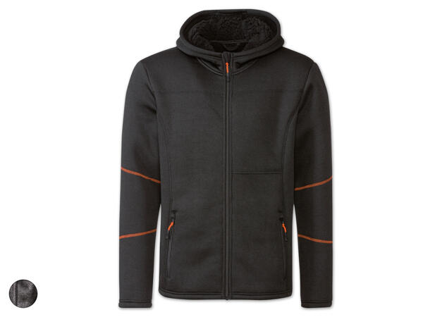 Herren Strick-Fleecejacke