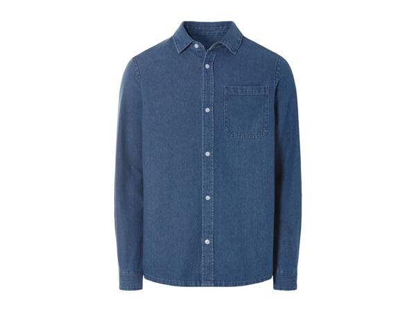 Livergy Men's Denim Shirt - Dark