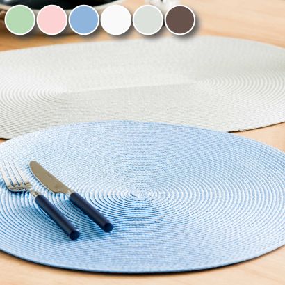 Gevlochten placemats, 4 st.