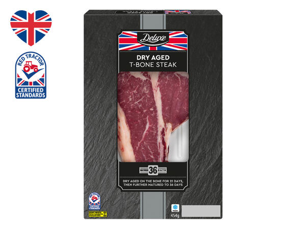 Deluxe Dry Aged British Beef T-Bone Steak