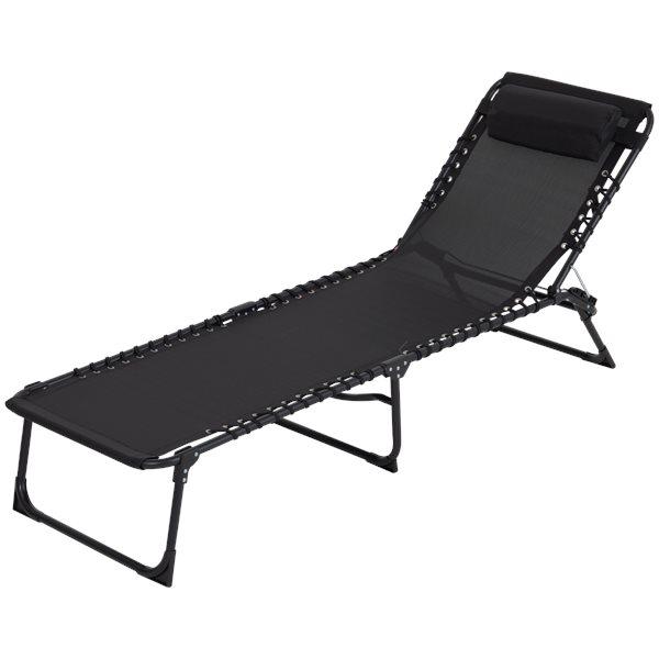 Chaise longue pliante