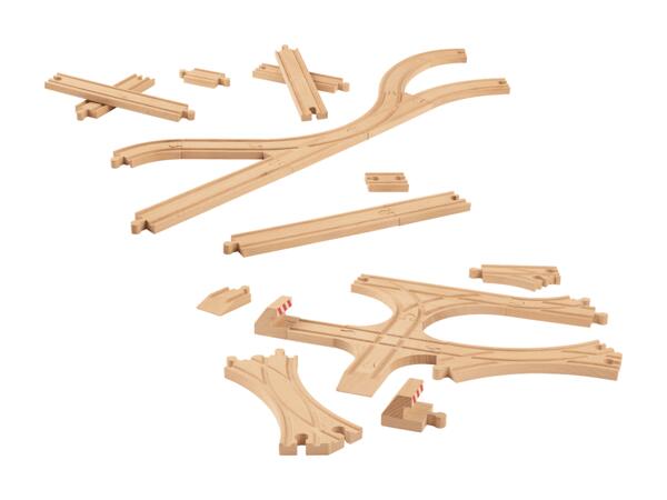 Set de rails/d'aiguillages, 16 ou 11 pièces