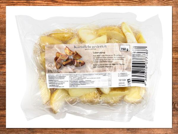 Pommes de terre en tranches