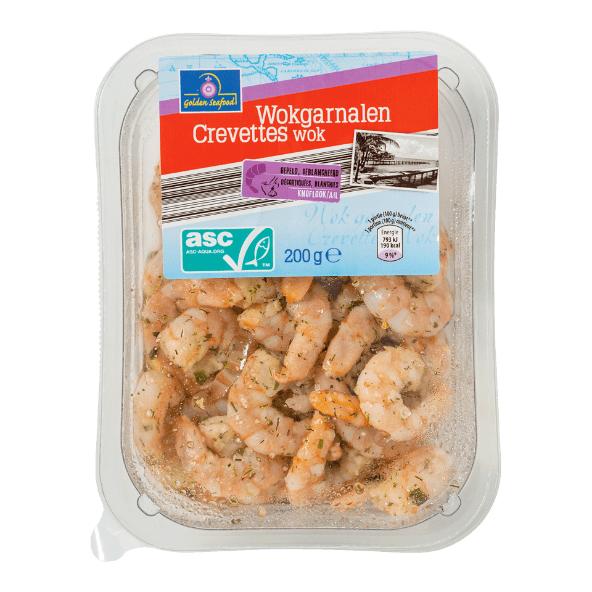 Crevettes pour wok
