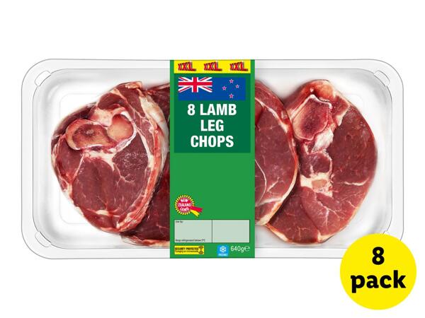 8 Lamb Leg Chops