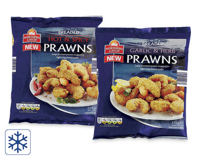 Spicy/Garlic Breaded Prawns
