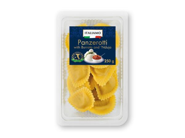 Frisk pasta med fyld