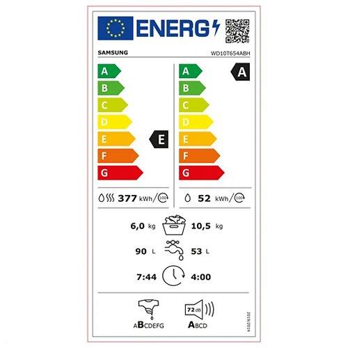 SAMSUNG Waschtrockner WD6500, WD10T654ABH/S5