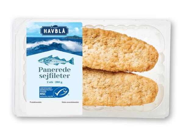 HAVBLÅ Rødspætte-, mørksej- eller panerede sejfileter