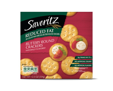 Savoritz Reduced Fat Round Crackers