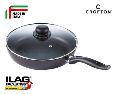 Non-Stick Frying Pan 28cm with Glass Lid