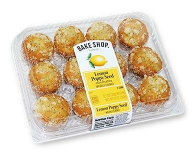 Bake Shop 
 Mini Muffins Mixed Berry or Lemon Poppy Seed