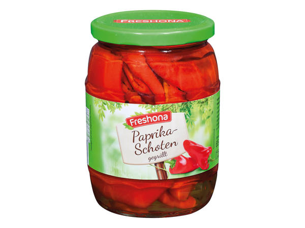 FRESHONA Paprikaschoten gegrillt