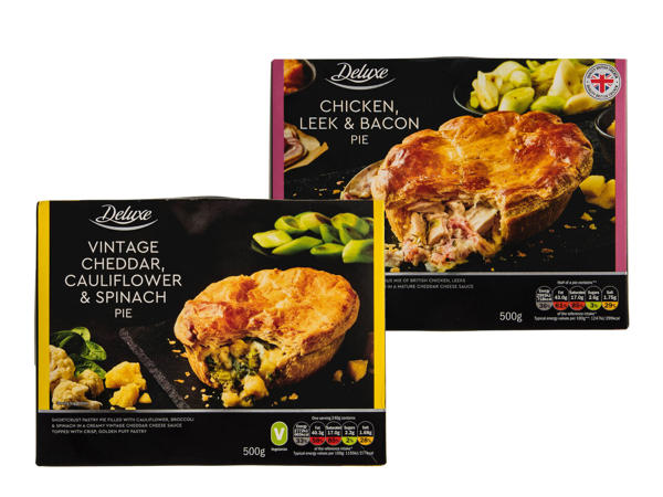 Vintage Cheddar Cauliflower and Spinach Pie