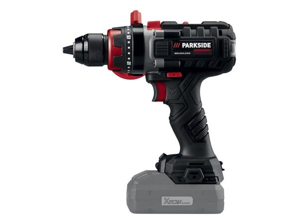 PARKSIDE PERFORMANCE(R) Aku příklepová vrtačka 150 Nm PPSBSA 20-Li A1 – bez akumulátoru a nabíječky