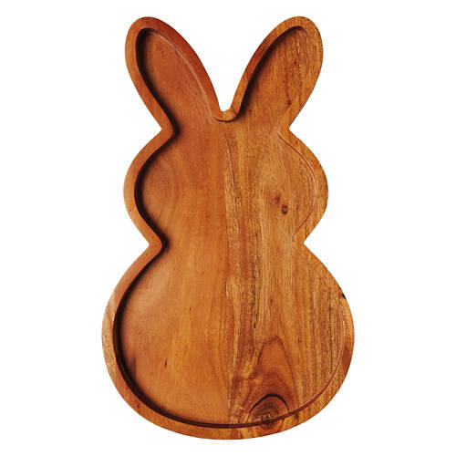 Bunny Shaped Acacia Wood Board