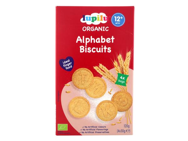 Organic Alphabet Biscuits