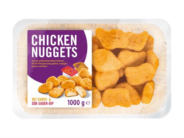 Chicken Nuggets mit Dips