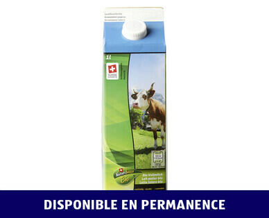 NATURE SUISSE BIO 
 LAIT ENTIER BIO 3,8 % DE MAT. GRASSES