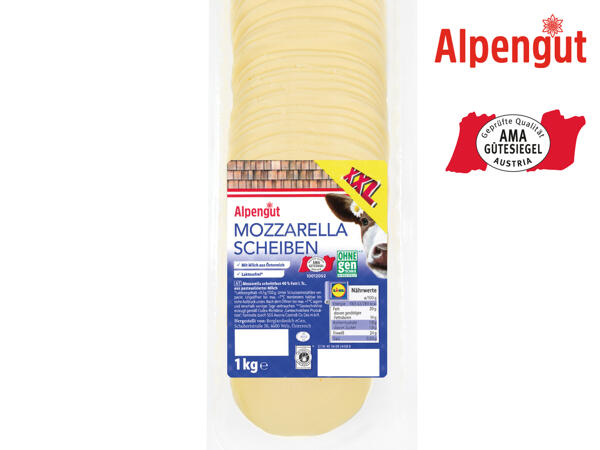 Mozzarella in Scheiben