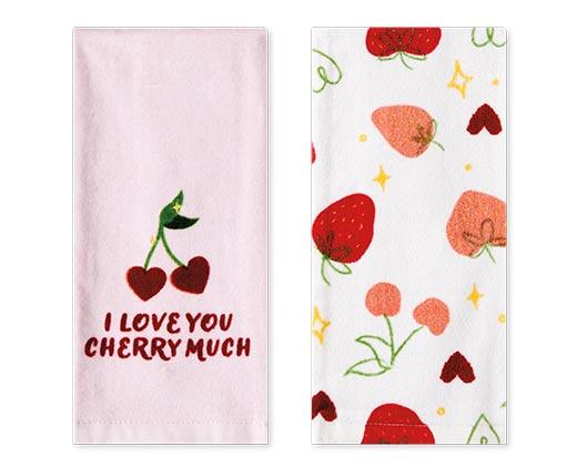 Huntington Home 2 Pack Towel or Oven Mitt/Pot Holder Set