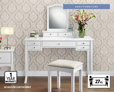 EMILIE FRENCH DRESSER WITH MIRROR