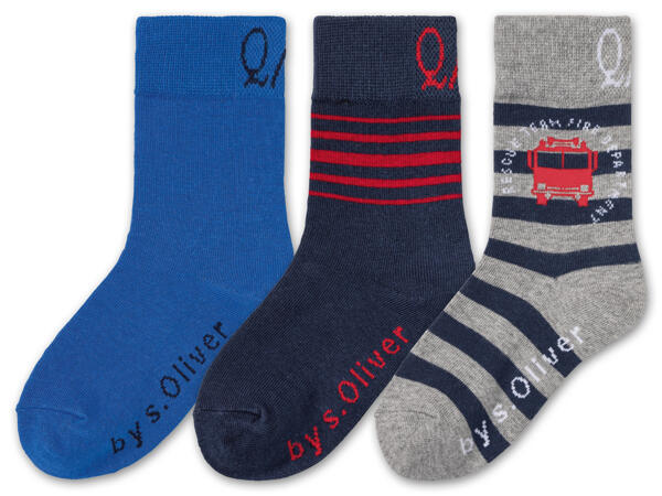 QS by s.Oliver Kleinkinder Socken, 3 Paar