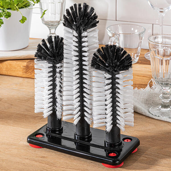 Glasspüler mit 3 Walzen