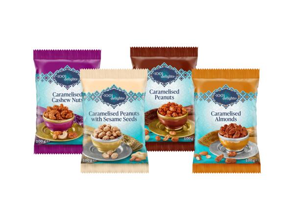 Caramelised dried fruit