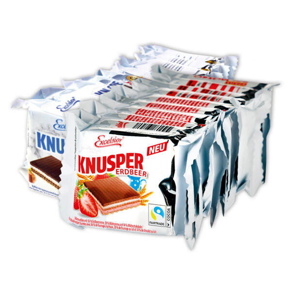 Knusperschnitten mit Haselnusscreme