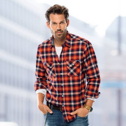 Chemise en flanelle pour hommes