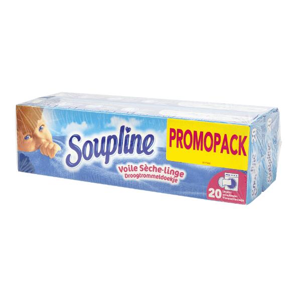 Soupline droogtrommeldoekjes, 2-pack