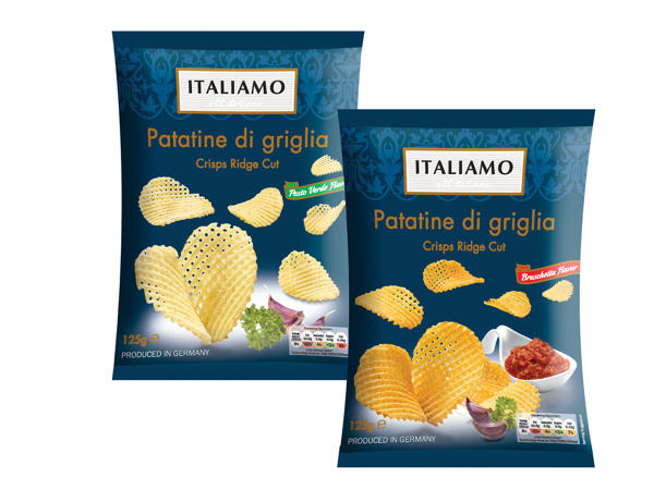 Ridge Cut Italian Crisps