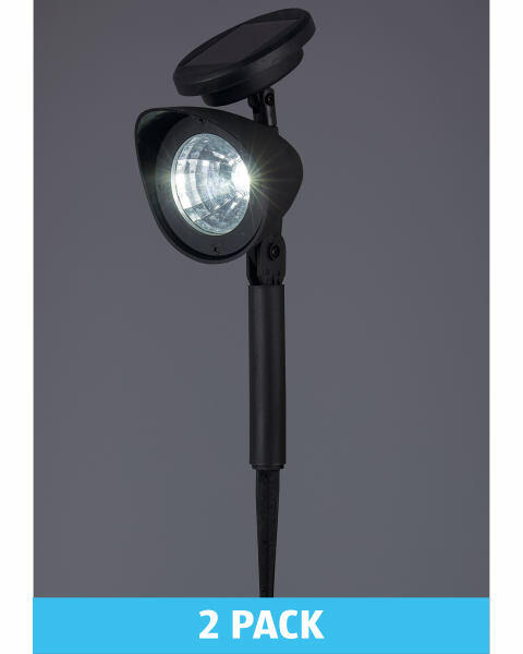 Black Solar Spotlight 2 Pack