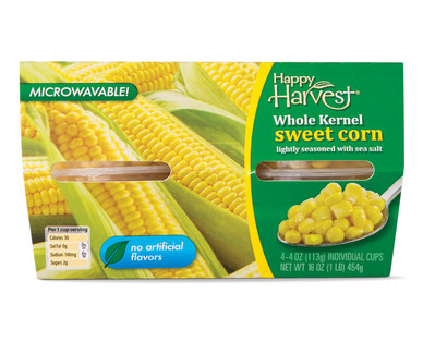 Happy Harvest Whole Kernel Sweet Corn or Cut Green Beans Bowls