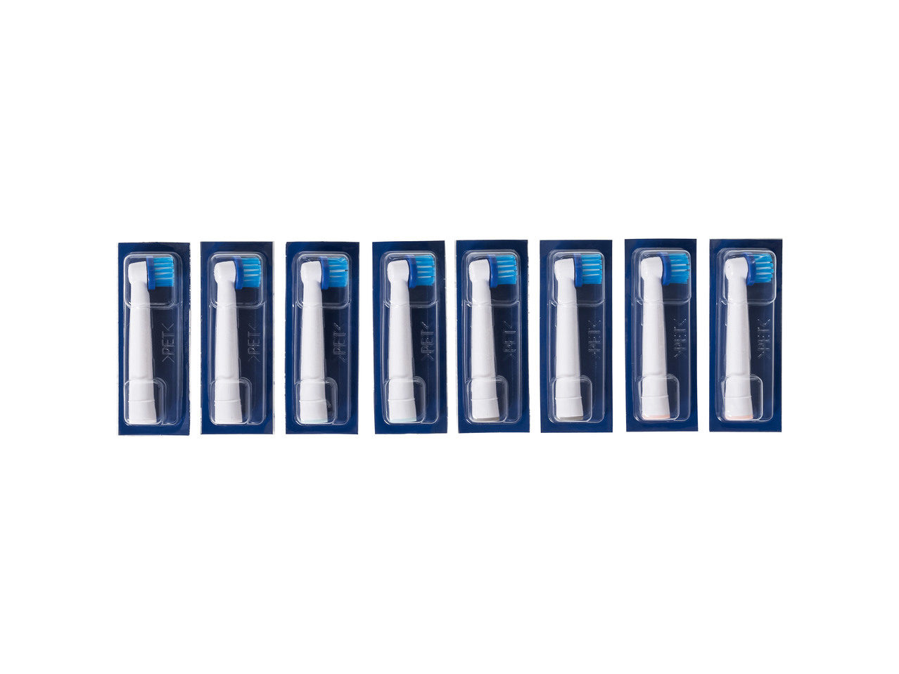 NÁHRADNÍ HLAVICE PRO ELEKTRICKÝ ZUBNÍ KARTÁČEK – 8 KUSŮ